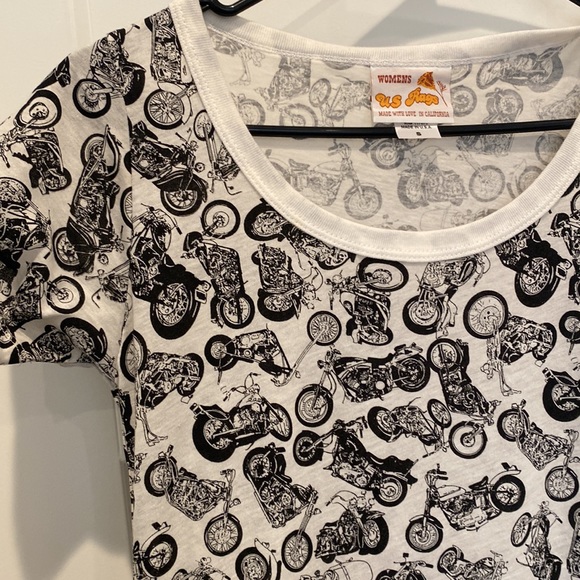 Maxi Motorcycle Rockabilly Dress - Picture 3 of 3